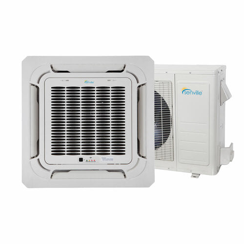 Senville 9000 BTU Ceiling Cassette Air Conditioner - Heat Pump - SENA/09HF/IC