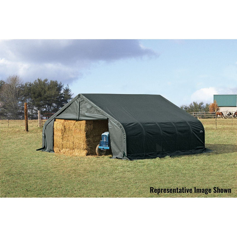 ShelterLogic | ShelterCoat 22 x 24 ft. Garage Peak Green STD