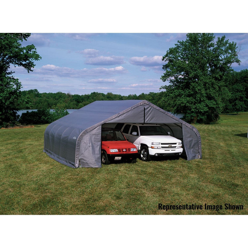 ShelterLogic | ShelterCoat 22 x 28 ft. Garage Peak Gray STD