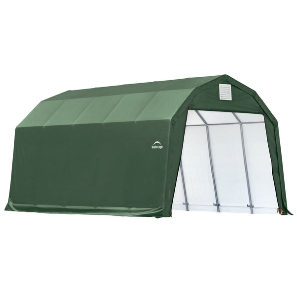 ShelterLogic | ShelterCoat 12 x 24 x 11 ft. Garage Barn Green STD