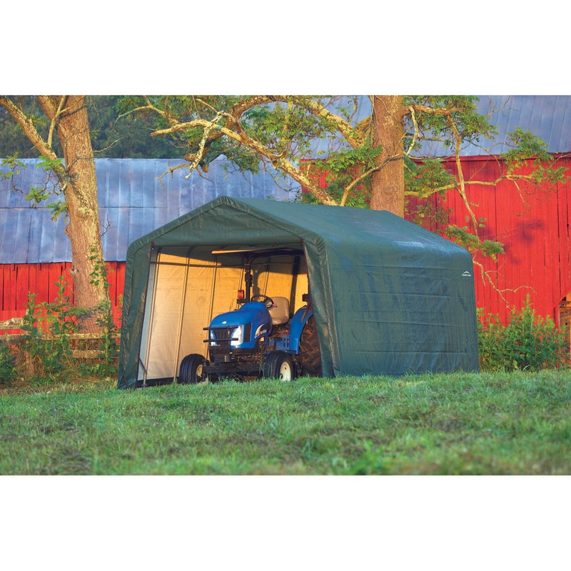 ShelterLogic | ShelterCoat 12 x 28 x 8 ft. Garage Peak Green STD