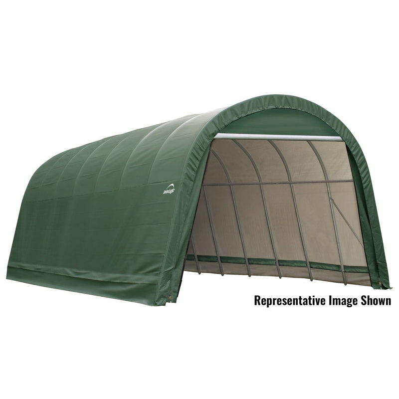 ShelterLogic | ShelterCoat 15 x 20 ft. Wind and Snow Rated Garage Round Green STD