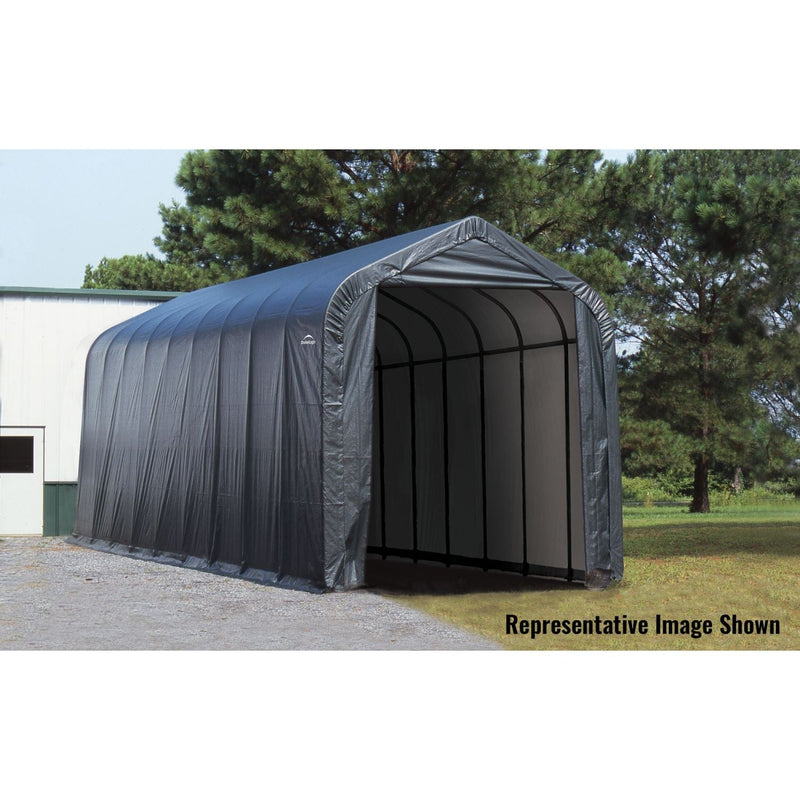 ShelterLogic | ShelterCoat 16 x 36 ft. Garage Peak Gray STD