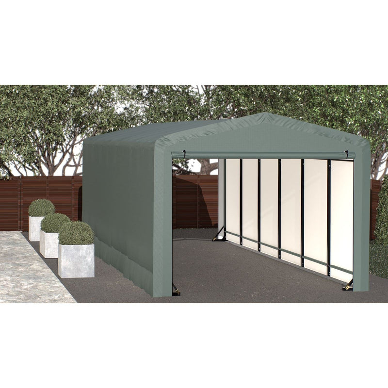 ShelterLogic | ShelterTube Wind and Snow-Load Rated Garage 10x27x8 Green