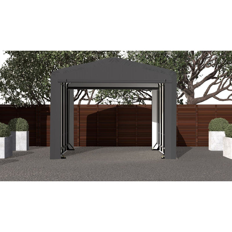 ShelterLogic | ShelterTube Wind and Snow-Load Rated Garage 12x18x10 Gray