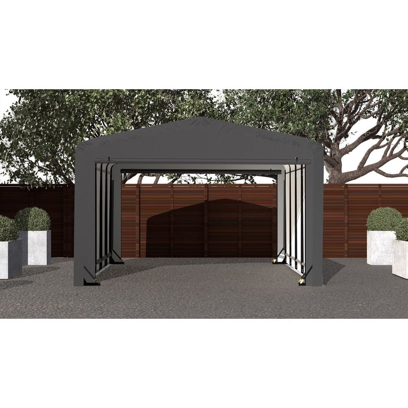 ShelterLogic | ShelterTube Wind and Snow-Load Rated Garage 12x23x8 Gray