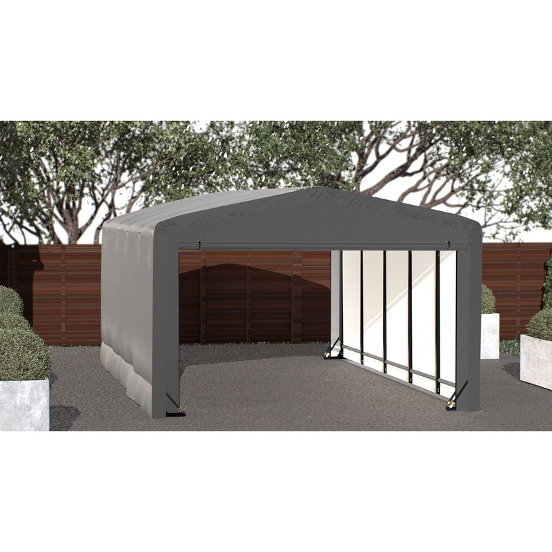 ShelterLogic | ShelterTube Wind and Snow-Load Rated Garage 12x23x8 Gray