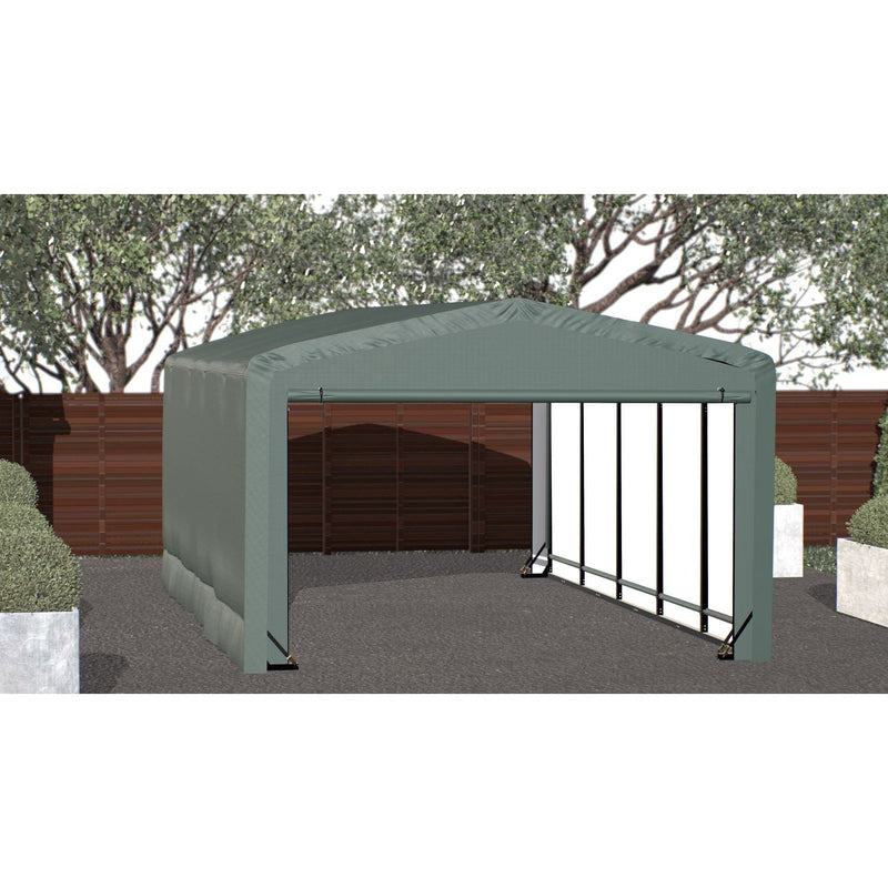 ShelterLogic | ShelterTube Wind and Snow-Load Rated Garage 12x23x8 Green