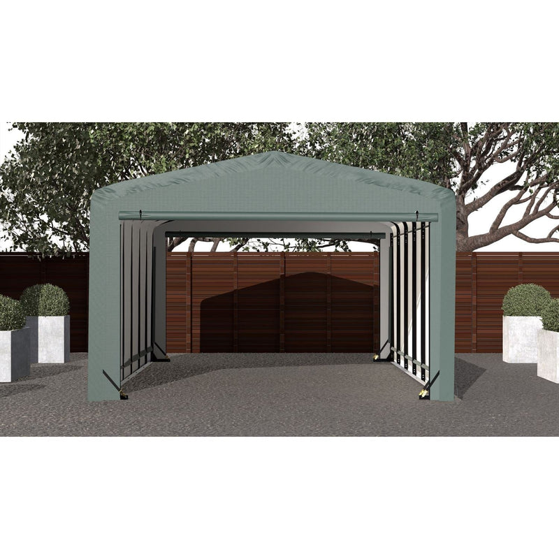 ShelterLogic | ShelterTube Wind and Snow-Load Rated Garage 12x27x8 Green