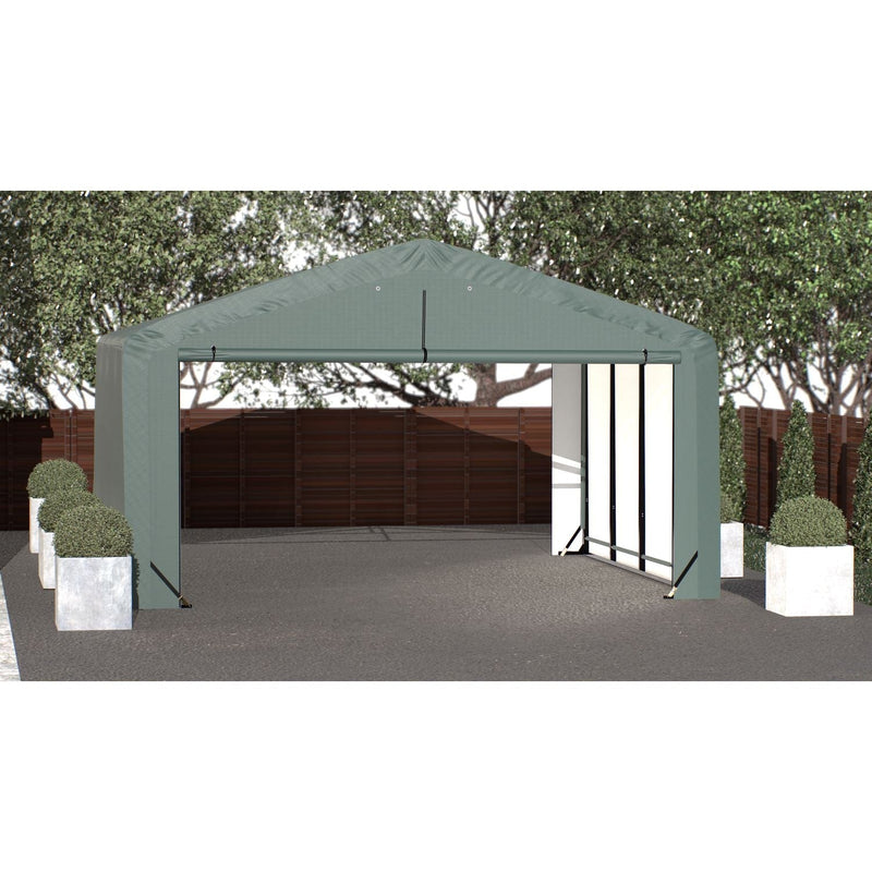 ShelterLogic | ShelterTube Wind and Snow-Load Rated Garage 20x18x12 Green