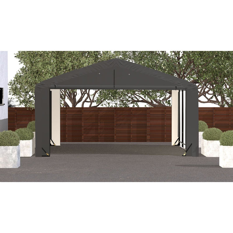 ShelterLogic | ShelterTube Wind and Snow-Load Rated Garage 20x23x10 Gray