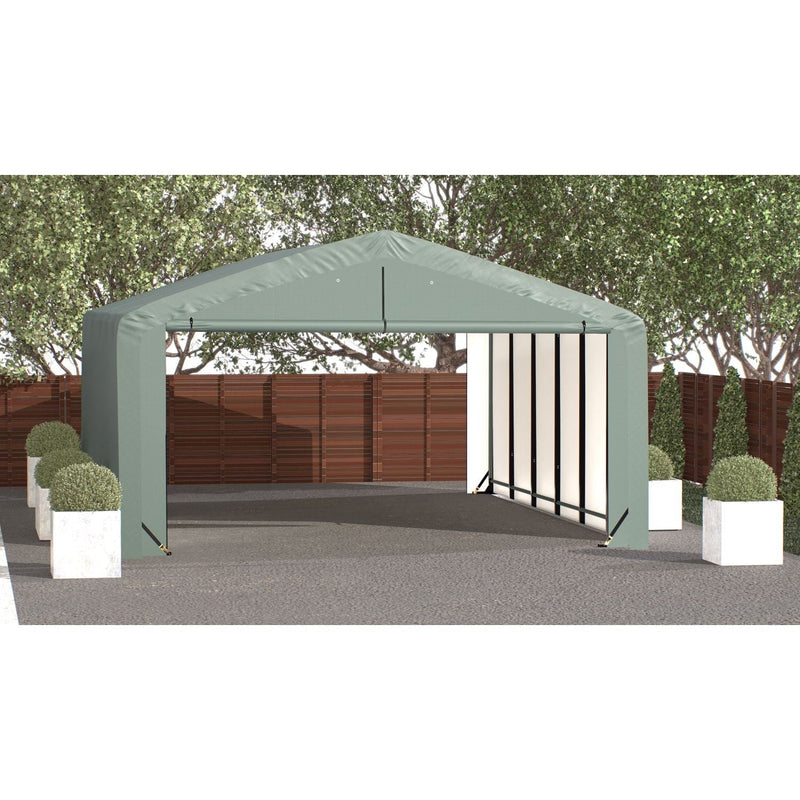 ShelterLogic | ShelterTube Wind and Snow-Load Rated Garage 20x27x10 Green