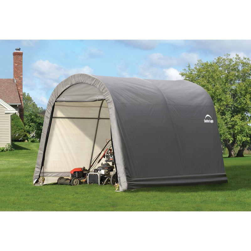 ShelterLogic | Shed-in-a-Box Roundtop 10 x 10 x 8 ft. Gray