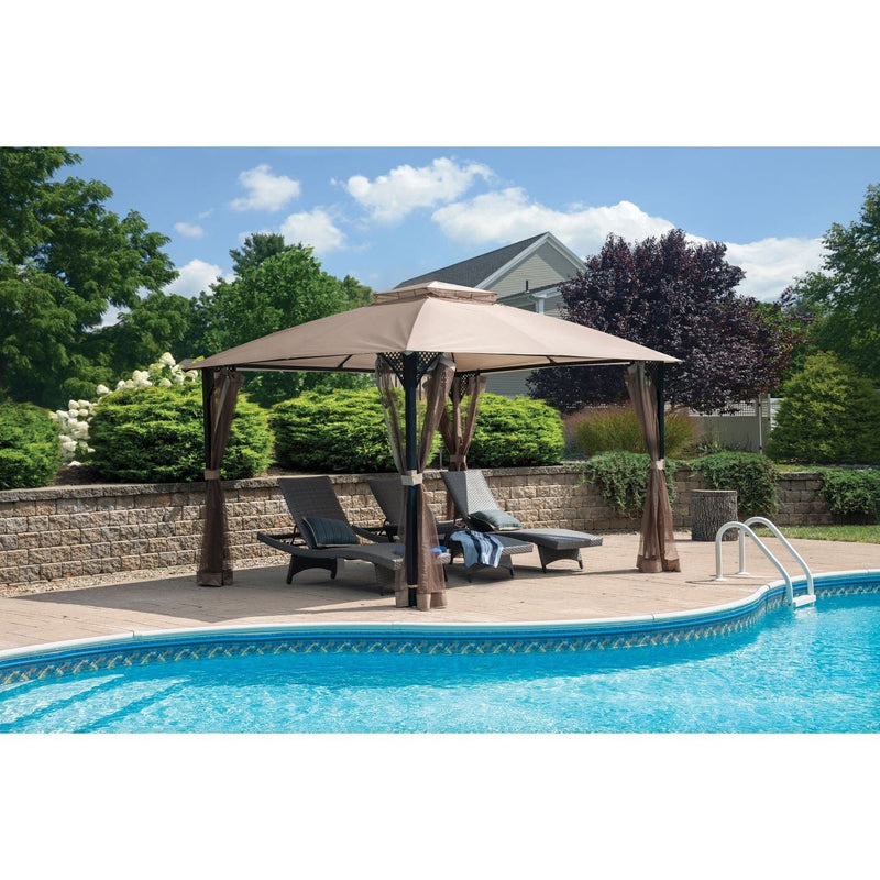 ShelterLogic | Cypress Gazebo 10x12 Bronze