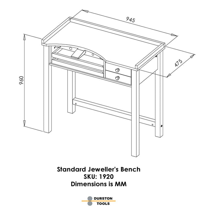 Durston Standard Jewelers Workbench - 1920