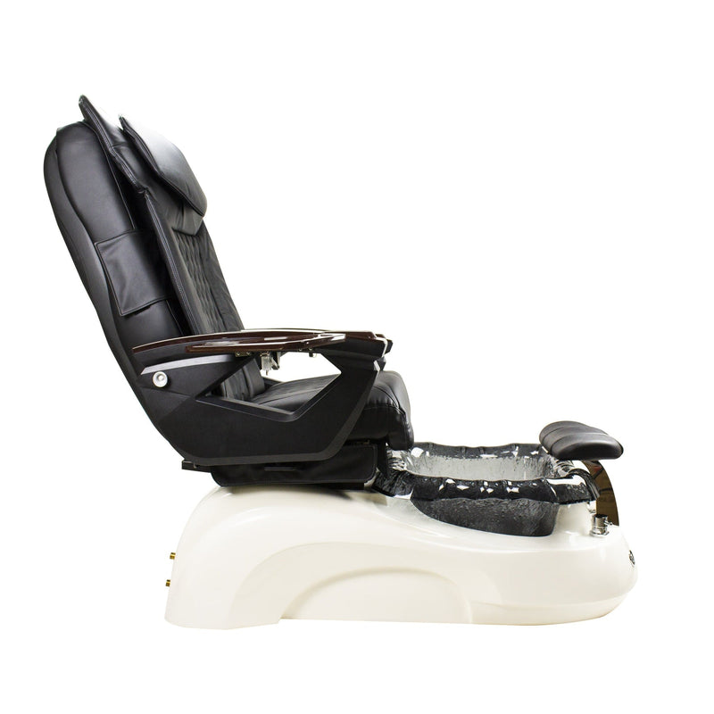 Mayakoba Siena Shiatsulogic LX Pedicure Chair - AYC-SPA-SIENA-LX1807-817BLKGLD-18VBLK