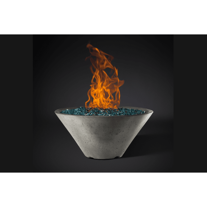 Slick Rock Concrete Ridgeline Conical Fire Bowl with Match Ignition - KRL22CMNG