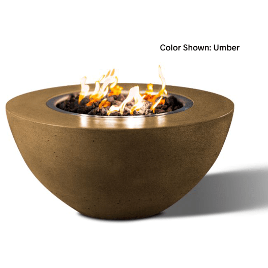 Slick Rock Concrete 34" Oasis Round Fire Bowl with Electronic Ignition - KOF34EING