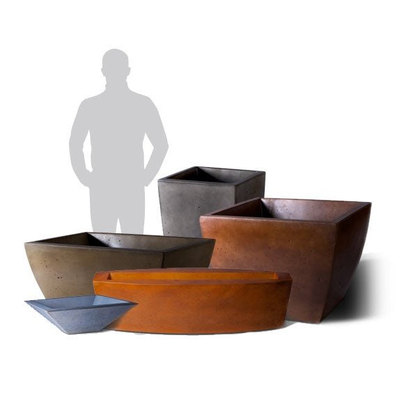 Slick Rock Square Planter - SS3010