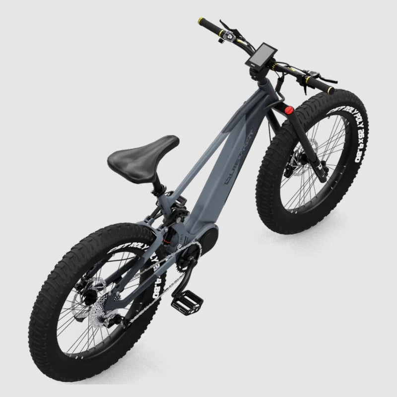 2023 QuietKat IBEX 1000W 48V Mid Drive Suspension Fat Tire Electric Bike