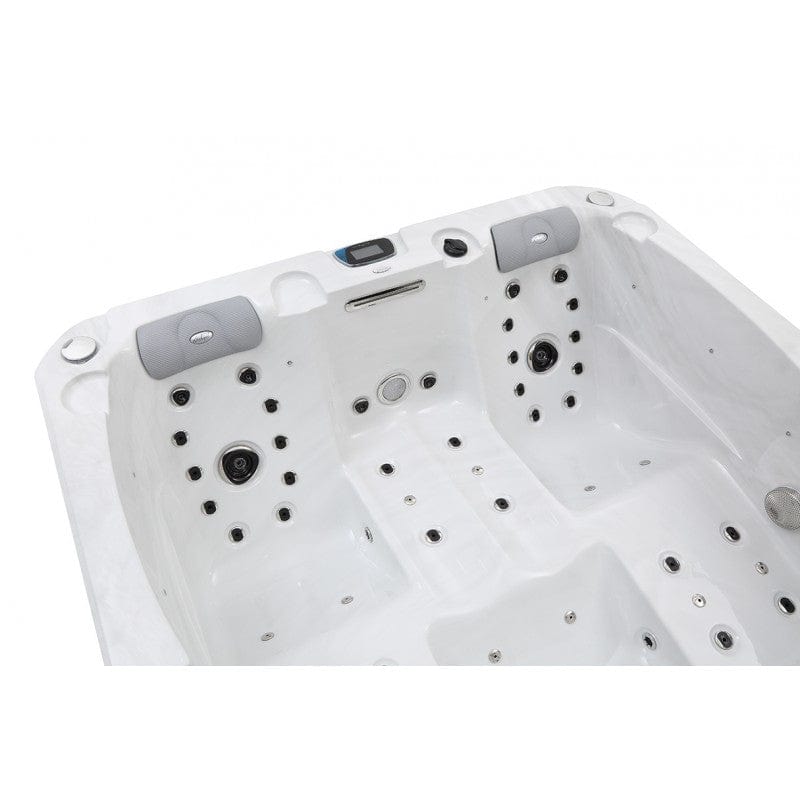 Sauna Hammam - 3-SEATER ELONGATED HOT TUB ARCHIPEL® GT3 WHITE MARBLE - THERAPEUTIC SPA BALBOA 200X200 - MK53015072