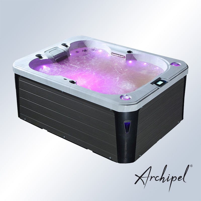 Sauna Hammam - ARCHIPEL® GT4 PEARL WHITE 2 TO 4 SEATER COMPACT HOT TUB - BALBOA® THERAPEUTIC SPA 215 X 160 CM - MK530177691