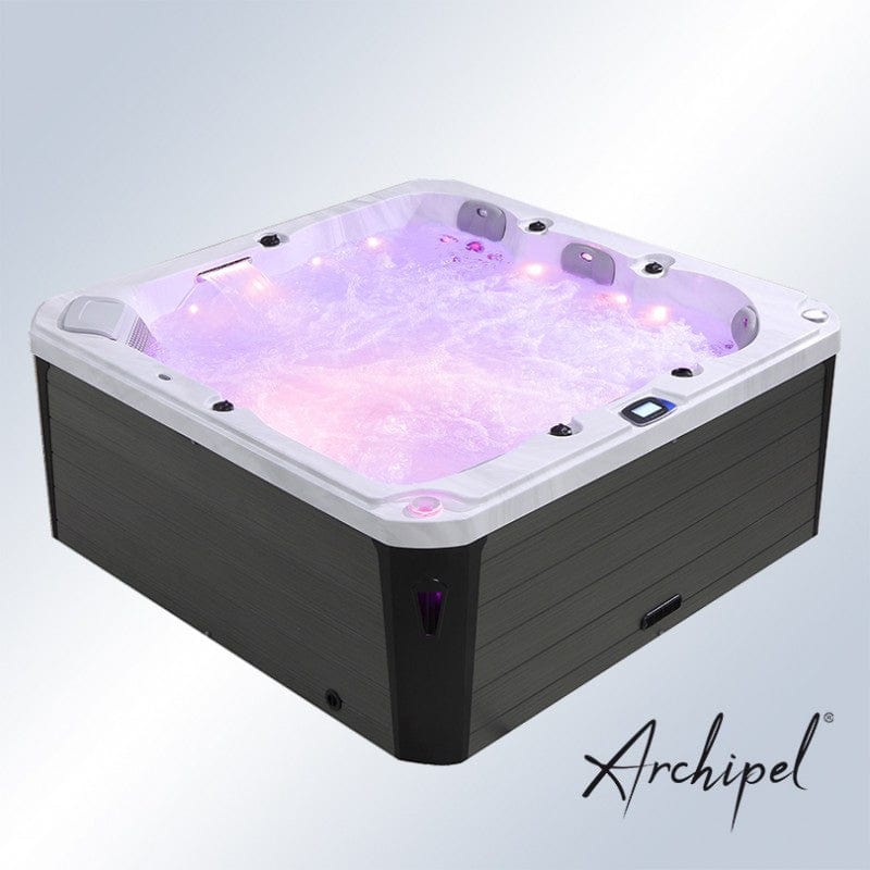 Sauna Hammam - ARCHIPEL® GT5 5-SEATER HOT TUB - BALBOA® THERAPEUTIC SPA 215 X 215 CM - PREORDER June 2023