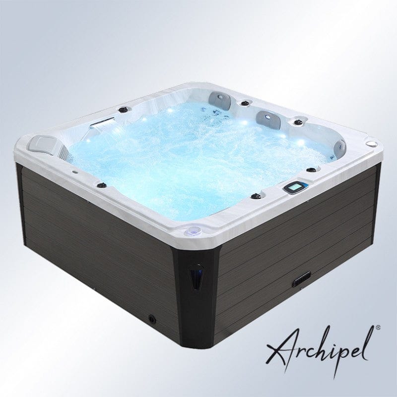 Sauna Hammam - ARCHIPEL® GT5 5-SEATER HOT TUB - BALBOA® THERAPEUTIC SPA 215 X 215 CM - PREORDER June 2023