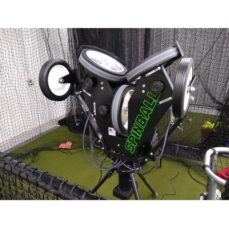 Spinball iPitch Smart Baseball-XL 3 Wheel Pitching Machine IPXL