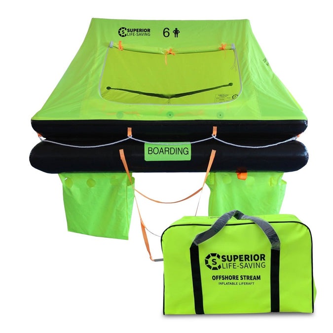 Superior Coastal Surge Life Raft - 6 Person - CS-6HV