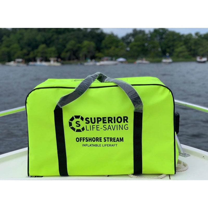 Superior ISO Wave Breaker Self-Righting Life Raft, 4-12 Person - ISWB-4HC2 / CRD-SS-01