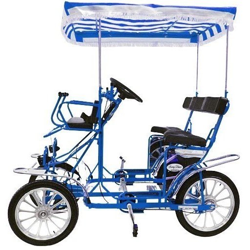 Surrey DELUXE Four Wheel 2 Pedaler 3 Adults 2 Kids Pedal Bike