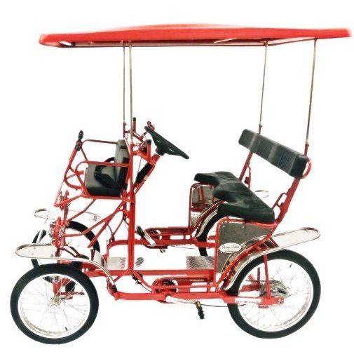 Surrey DELUXE Four Wheel 2 Pedaler 3 Adults 2 Kids Pedal Bike