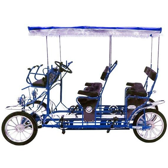 Surrey LIMOUSINE DELUXE SINGLE SPEED Four Wheel 4 Pedalers Pedal Bike