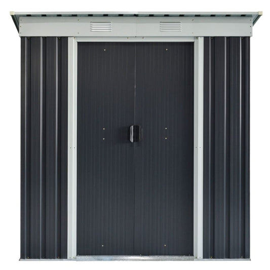 Outsunny 6' x 4' Backyard Garden Tool Storage Shed - 845-428