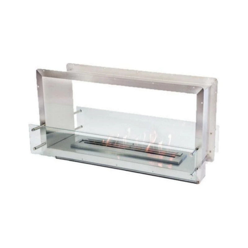 The Bio Flame XL Firebox DS 53-Inch Built-in See-Thru Ethanol Fireplace