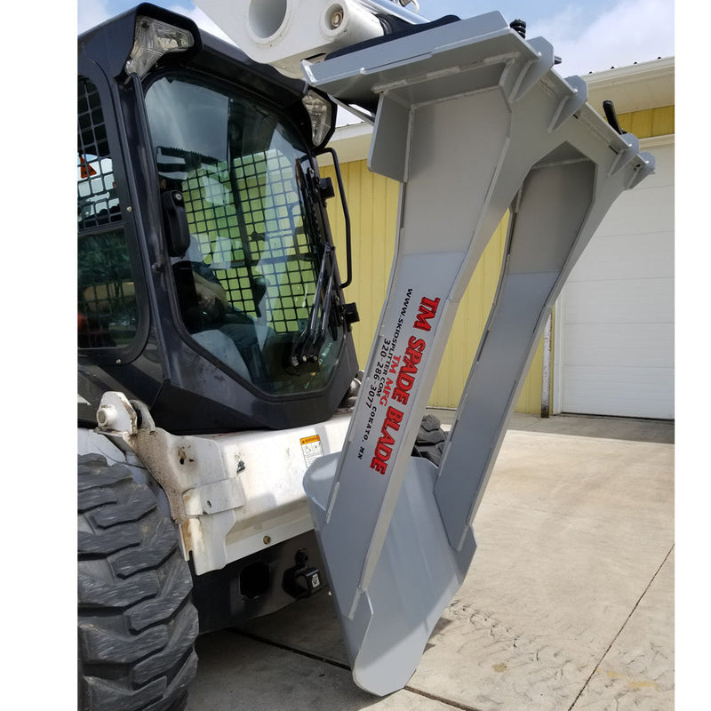 TM Manufacturing Skid Steer Spade Blade Attachment - Spade-Blade