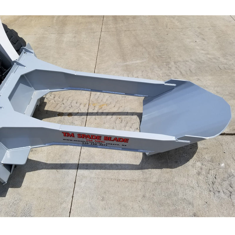 TM Manufacturing Skid Steer Spade Blade Attachment - Spade-Blade