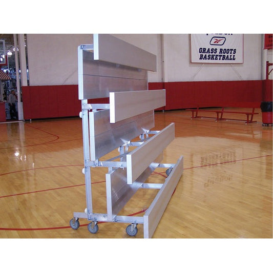 2 Row Deluxe Tip-N-Roll Bleacher