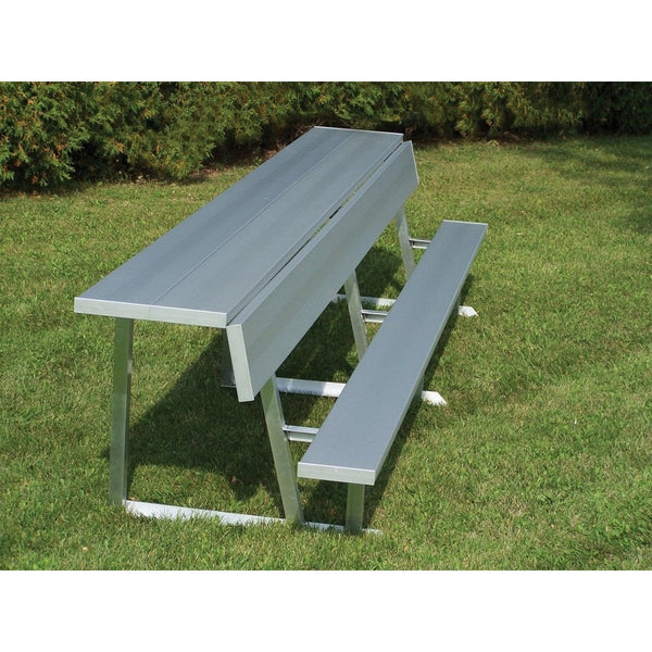 Trigon Sports 8 ft. Portable Team Bench with Back & Shelf PBS08