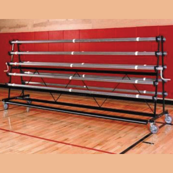 Trigon Sports Safety Mobile Storage Rack - 6 Rollers CVRACK6