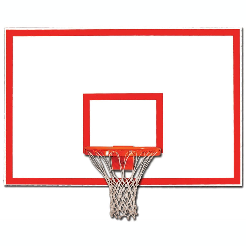 Trigon Sports Steel Rectangular Backboard w/ Target & Border BBSRTB