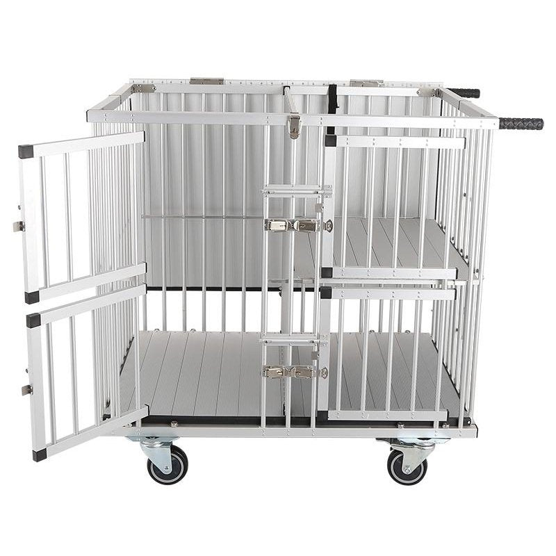 Aeolus Four Berth Dog Show Trolley - AE-KB-511AAF-SILVER