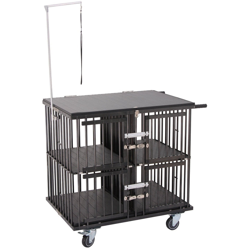 Aeolus Four Berth Dog Show Trolley - AE-KB-511AAF-SILVER