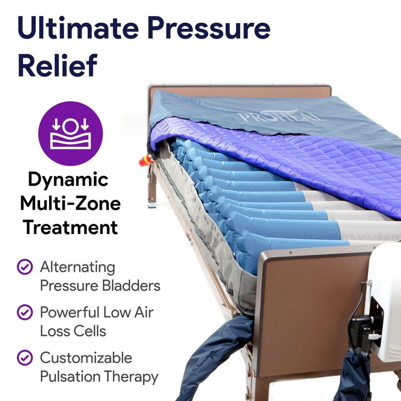 True Low Air Loss Bariatric Mattress, Alternating Pressure and Pulsation