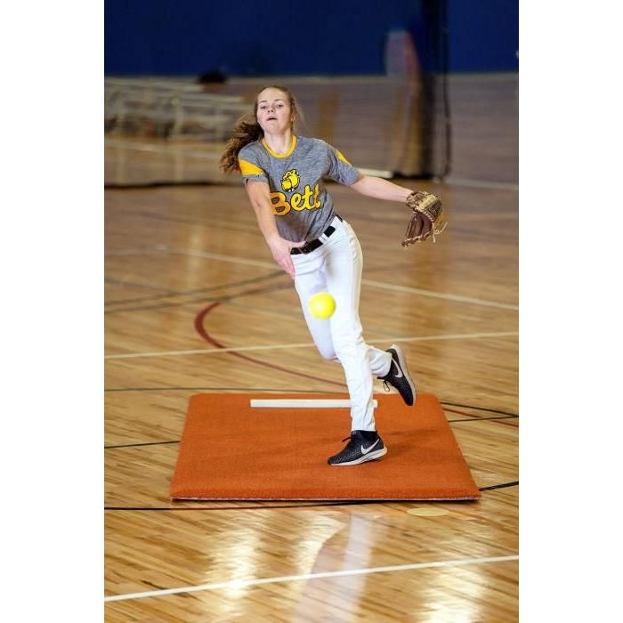 True Pitch Fastpitch Softball Pitching Mat - Portable