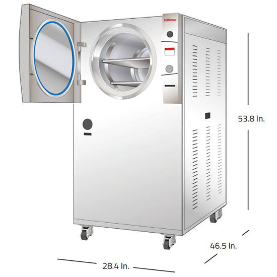 Tuttnauer 3870HSG-WS Pre and Post Vacuum Autoclave - TTN-3870HSG-WS-230-D