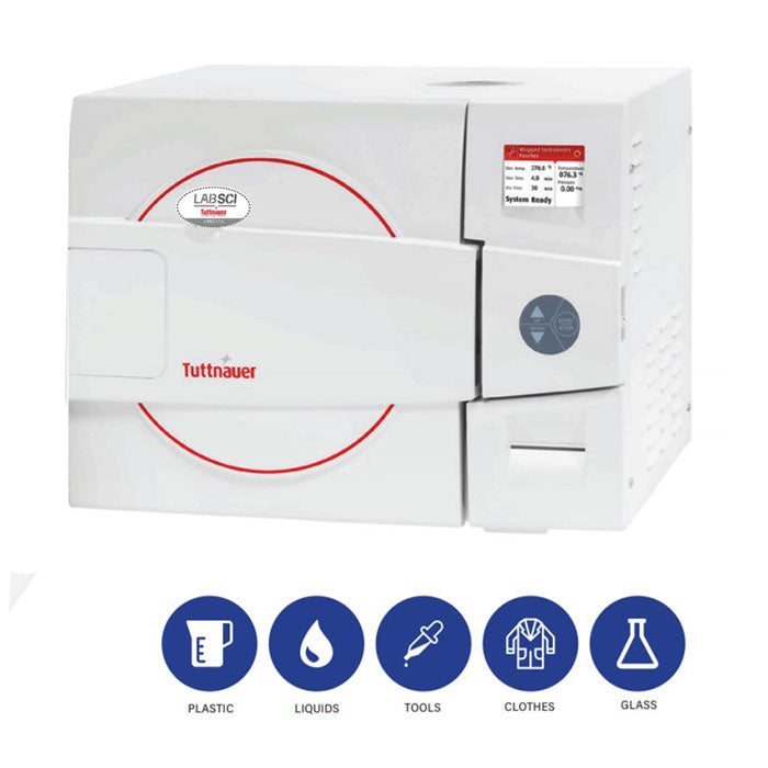 Tuttnauer LABSCI 11L Electronic Benchtop Autoclave - TTN-LABSCI-11L