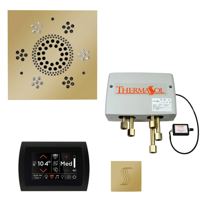 ThermaSol Steam Shower Kit - The Total Wellness Package with SignaTouch - TWPSUS-AB