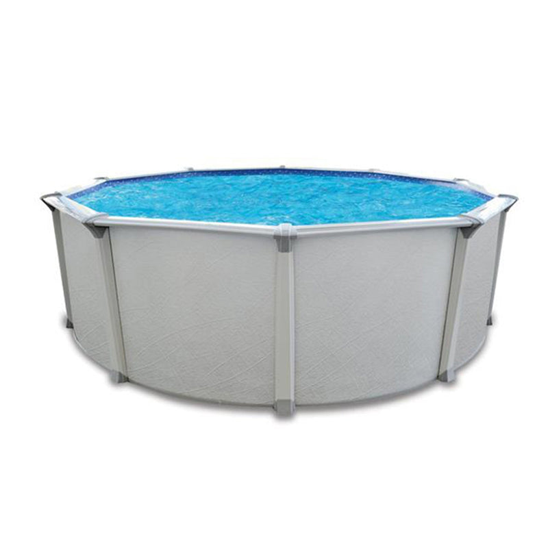 Aquarian Pools Fuzion Series 18 Feet x 52 Inch Round Above Ground Swimming Pool - 179855